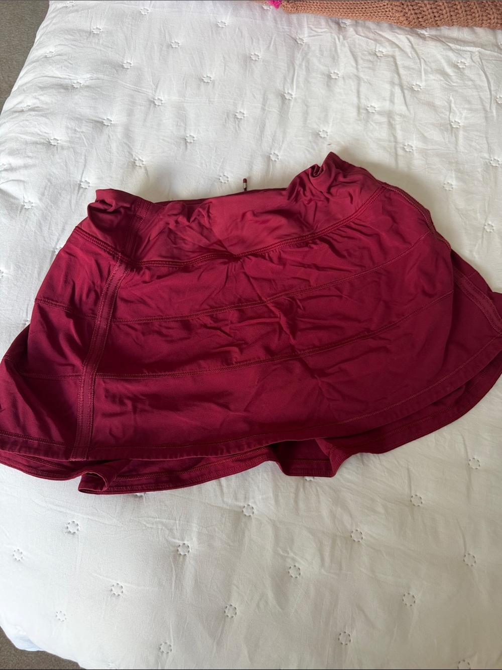 Active Skort in Deep Berry/Maroon